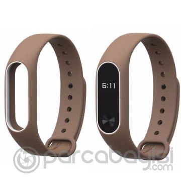 Xiaomi Mi Band 2 Akılı Bileklik Kordonu Beyaz Çerçeveli