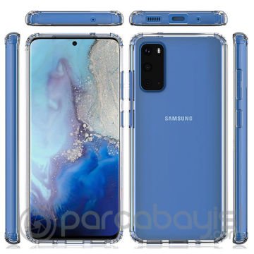 Ally Samsung Galaxy S20 Anti-Drop Darbe Emici Silikon Kılıf