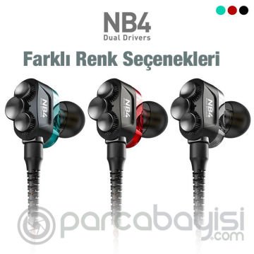 Plextone FRO NB4 8mm Çift Bass Hybrid 3.5mm Kulaklık Kablolu Kulakiçi Oyuncu Kulaklığı