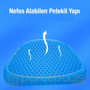 Ally Nefes Alabilen Kaymaz Yumuşak Ev, Ofis ve Araba Koltuk Minderi