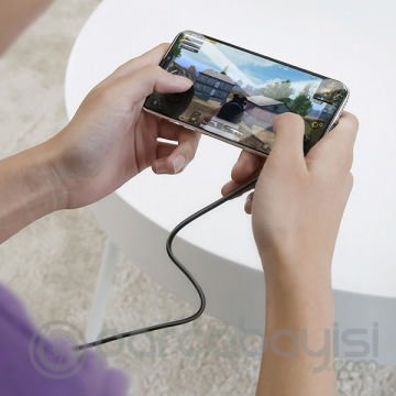 Baseus Suction Cup 3 Metre İphone İçin Oyuncu Usb Kablosu