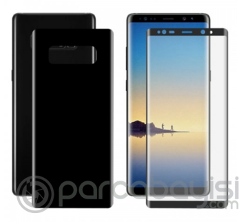 Sm Galaxy Note 8 Ön Arka 3d Darbe Emici Pet Renkli Full Koruyucu