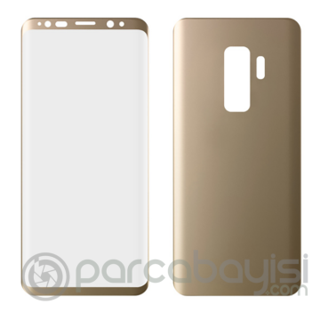Sm Galaxy S9 Ön Arka 3d Darbe Emici Pet Renkli Full Koruyucu