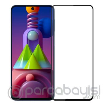 ALLY SM Galaxy M51 Full Glue Tempered Full Cam Ekran Koruyucu