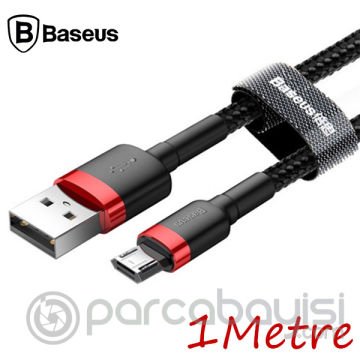 Baseus Cafule Micro Usb 1metre 2.4a Hızlı Şarj Halat Usb Kablo