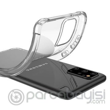 Ally Samsung Galaxy A51 Anti-Drop Darbe Emici Silikon Kılıf Shockproof kılıf