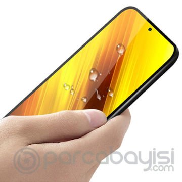 Xiaomi POCO X3 Full Glue Tempered Full Cam Ekran Koruyucu