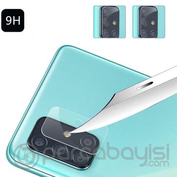 Ally Samsung Galaxy M51 Tempered Cam Kamera Koruyucu