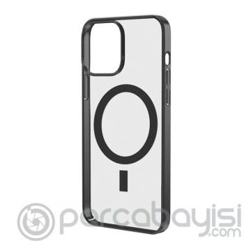 Ally iPhone 13 6.1inç Magsafe Uyumlu Renkli Kenar Silikon Kılıf