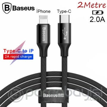 Baseus Yiven Serisi Type-C ve İPhone Şarj ve Data Kablosu  2Metre 20W