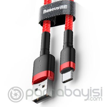 Baseus Cafule Usb Type C 2metre 2.0A Hızlı Şarj Halat Usb Kablo
