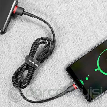 Baseus Cafule Usb Type C 2metre 2.0A Hızlı Şarj Halat Usb Kablo
