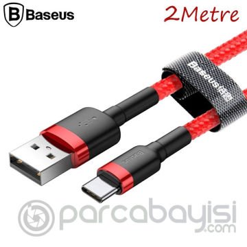 Baseus Cafule Usb Type C 2metre 2.0A Hızlı Şarj Halat Usb Kablo