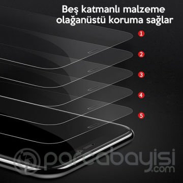 Baseus İPhone 11 Pro- X-XS 0.3mm Ful Tempered Cam Ekran Koruyucu 2 Adet Set