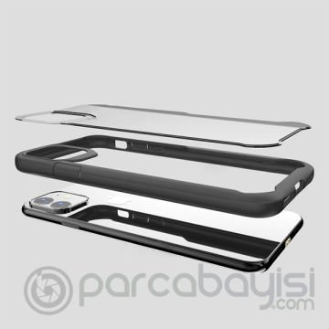 İPhone 11 Pro Max 6.5 İnch Shock Absorption PC+TPU Darbe Emici Kılıf