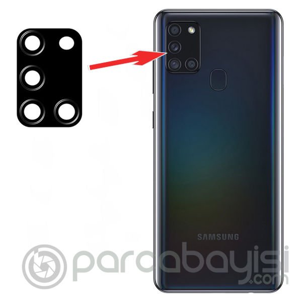 Samsung Galaxy A21S SM-A217F Kamera Lens Camı