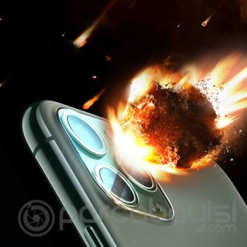 iPhone 12 Mini 5.4 Full Tempered Kamera Koruyucu Kırılmaz Cam