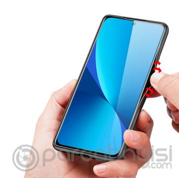 Dux Ducis Fino Serisi Xiaomi 12 - 12x Kılıf Premium Dokuma Silikon Kılıf