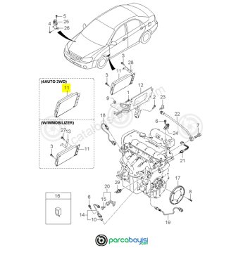 Kia Cerato Elektronik Kontrol Ünite (Otomatik Vites) Orjinal | 3912026747