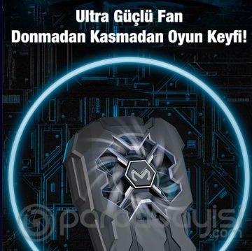 MEMO FL-07 400mAh Şarj Edilebilir Cep Telefonu Soğutma Fanı Radyatör Soğutucu