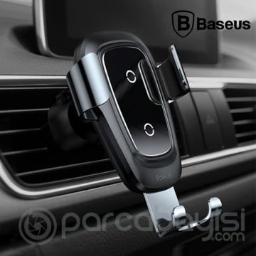 Baseus Gravity Metal Wireless Kablosuz Araç Şarj Tutucu Wxyl-B0a