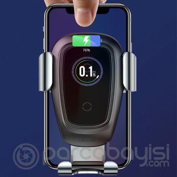 Baseus Gravity Metal Wireless Kablosuz Araç Şarj Tutucu Wxyl-B0a