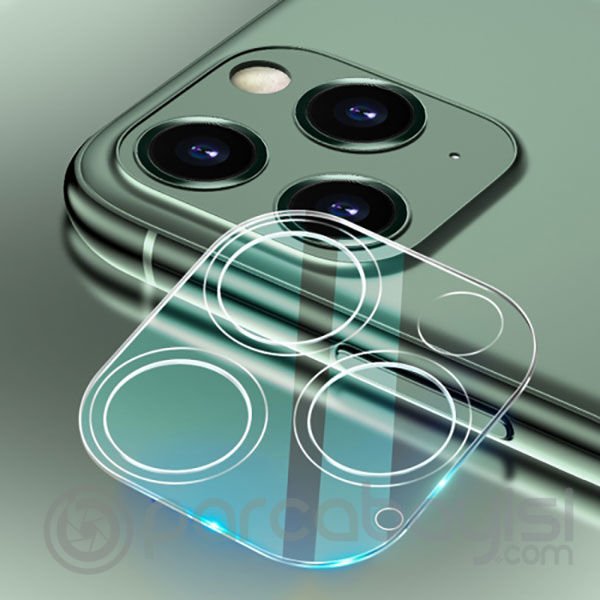 iPhone 12 6.1 Pro Full Tempered Kamera Koruyucu Kırılmaz Cam
