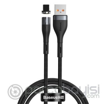 Baseus Zinc Magnetic İPhone 12,11,XS,XR Mıknatıslı Usb Şarj Kablosu 1metre
