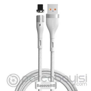 Baseus Zinc Magnetic İPhone 12,11,XS,XR Mıknatıslı Usb Şarj Kablosu 1metre