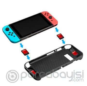 MEMO NS-S2 Nintendo Switch için TPU Koruyucu Kılıf Ultra Koruma Dış Kapak