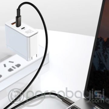Baseus PD 100W Hızlı Şarj Usb Type-C To Type C Kablo 1Metre MacBook iPad Pro