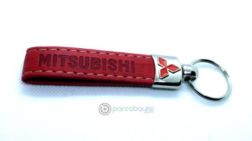 Mitsubishi Krom ve Deri  Anahtarlık