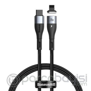 Baseus PD 20W İPhone 13,12,11,XS USB-C Manyetik Şarj Kablosu 2m