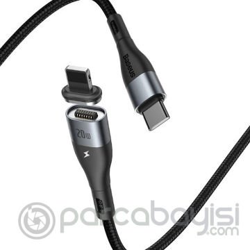 Baseus PD 20W İPhone 13,12,11,XS USB-C Manyetik Şarj Kablosu 2m
