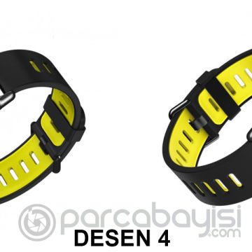 22MM Gear S3 Watch 4 46mm Xiaomi Amazfit Lg W100  Silikon Kordon Kayış