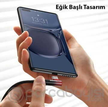 Baseus MVP 2 Elbow 100W Type-C to Type-C Ultra Hızlı Şarj ve Data Kablosu 2m