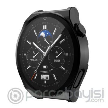 Ally Huaewei Watch GT 3 Pro 43mm Kılıf 360 Full Koruma Ultra İnce Silikon Kılıf
