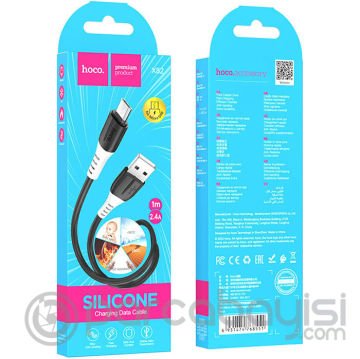 HOCO X82 Micro USB to USB 2.4A Silikon Data ve Şarj Kablosu