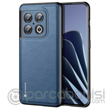 Dux Ducis Fino Serisi OnePlus 10 Pro Kılıf Premium Dokuma Silikon Kılıf