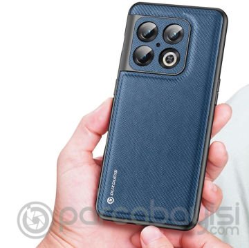 Dux Ducis Fino Serisi OnePlus 10 Pro Kılıf Premium Dokuma Silikon Kılıf