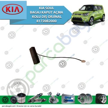 Kia Soul Bagaj Kaput Açma Kolu Dış Orijinal | 81720B2000