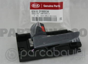Kia Cerato Ön-Arka Kapı İç Kolu Sol Gri Orjinal | 826102F000Gw