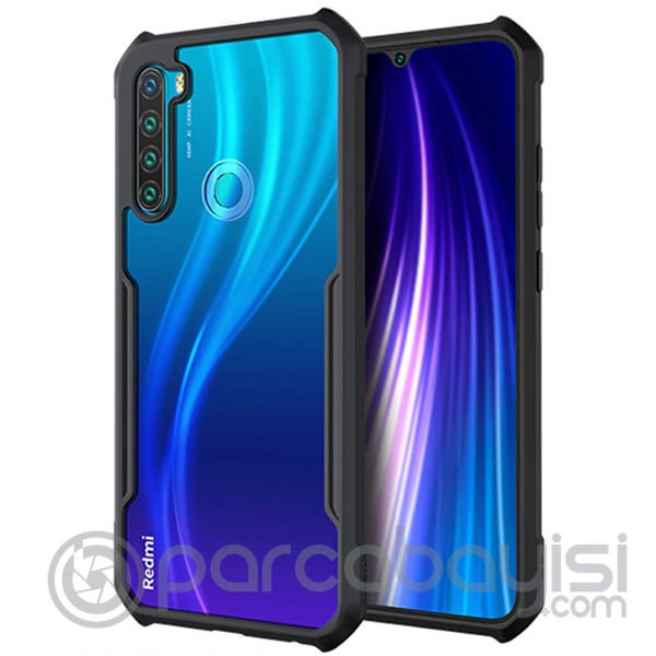 Xiaomi Redmi Note 8 Shok Absorption PC+TPU Darbe Emici Kılıf