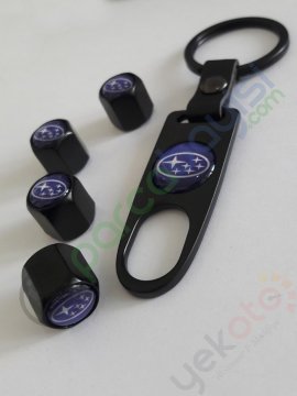 Subaru Metal Anahtarlık Ve Sibop Kapak Seti 1.Kalite