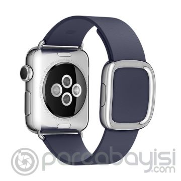 Ally Apple Watch 7-8 41mm 6-5-4 40mm Deri Kordon Kayış Modern Toka 3-2-1 38mm