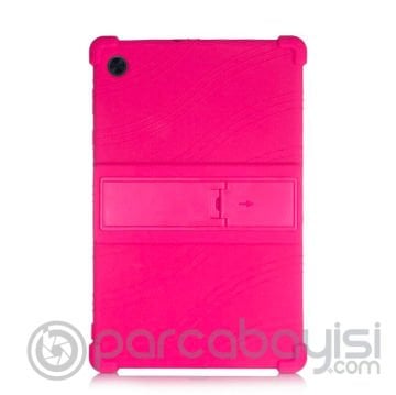 Ally SM Galaxy Tab A8 2021 10.5 (X200-X205) Kılıf Standlı Silikon Kılıf