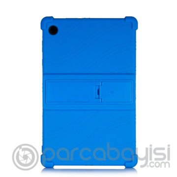 Ally SM Galaxy Tab A8 2021 10.5 (X200-X205) Kılıf Standlı Silikon Kılıf