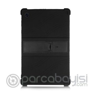 Ally SM Galaxy Tab A8 2021 10.5 (X200-X205) Kılıf Standlı Silikon Kılıf