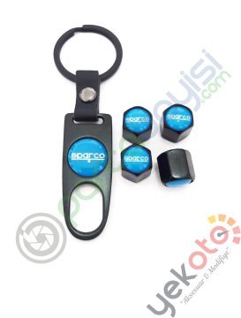 Sparco Metal Anahtarlık Ve Sibop Kapak Seti 1.Kalite