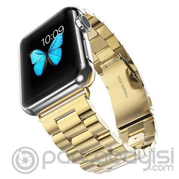 Ally Apple Wathc 38mm Kayış Paslanmaz Çelik 3 Bakla